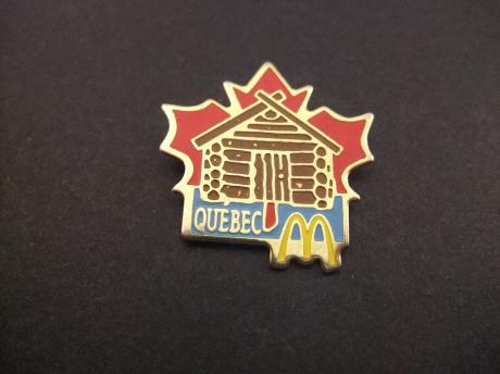 McDonald's Québec  hoofdstad van de Canadese gelijknamige provincie,(blokhut)